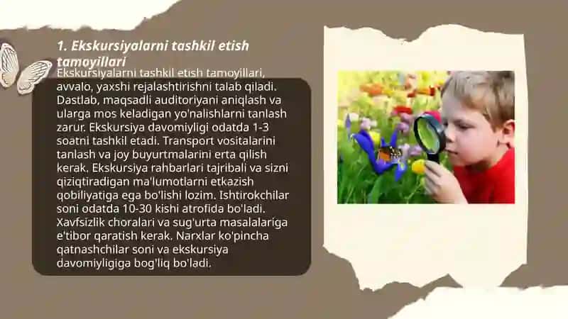 Ekskursiyani tashkil etish va uni o‘tkazish metodikasi 3