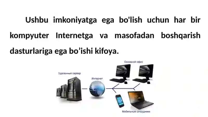 Masofadan boshqarish komponentlari 3