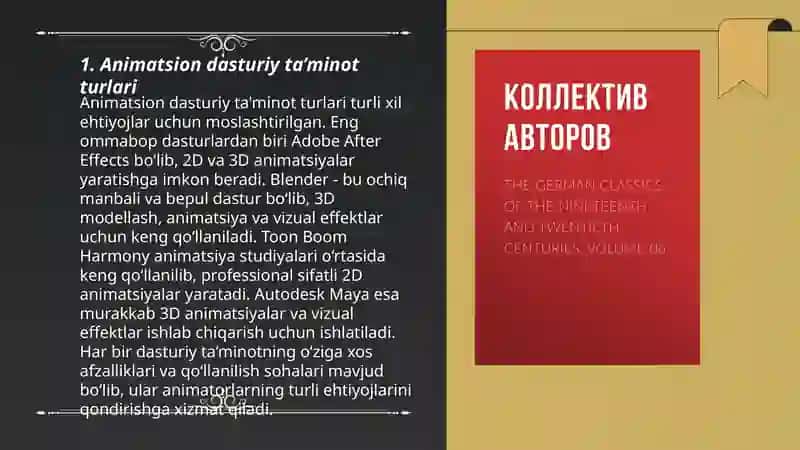 Animatsion dasturiy ta’minot turlari 3