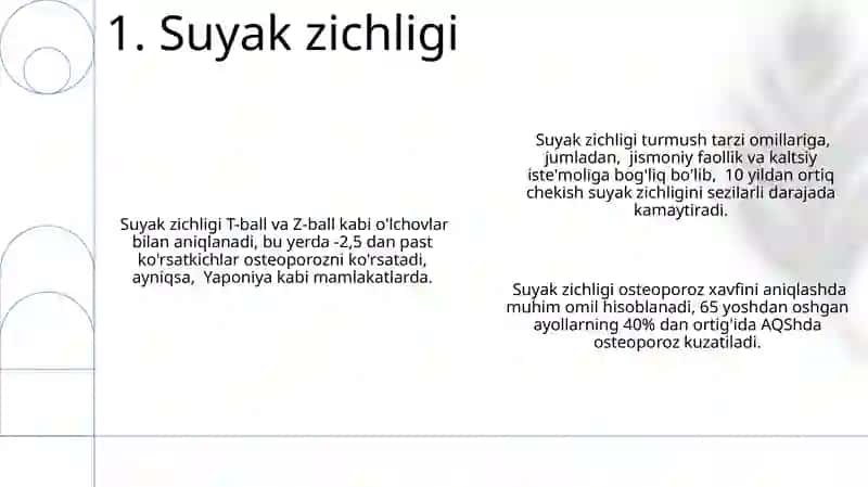 Suyak zichligi 3