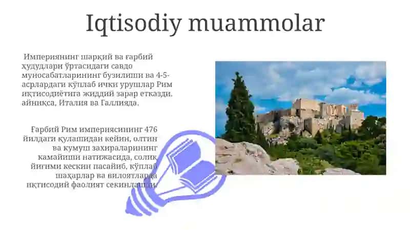 Rim imperiyasining inqirozi Varvarlar qirolliklarining tashkil topishi 3