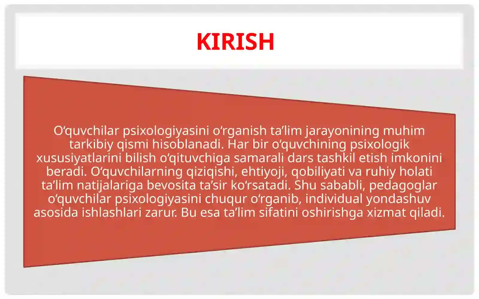 O'quvchilar psixologiyasini o'rganish 3