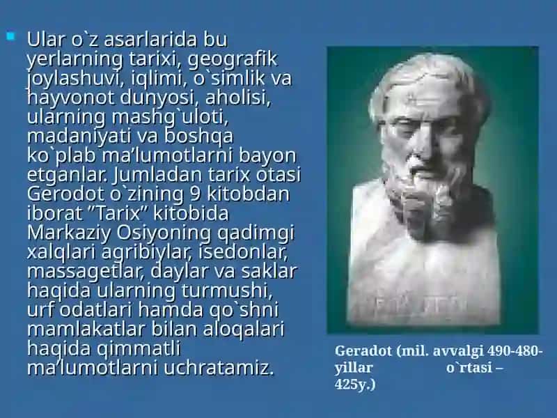Markaziy Osiyo xalqlari tarixi bo`yicha qadimgi manbalar 3
