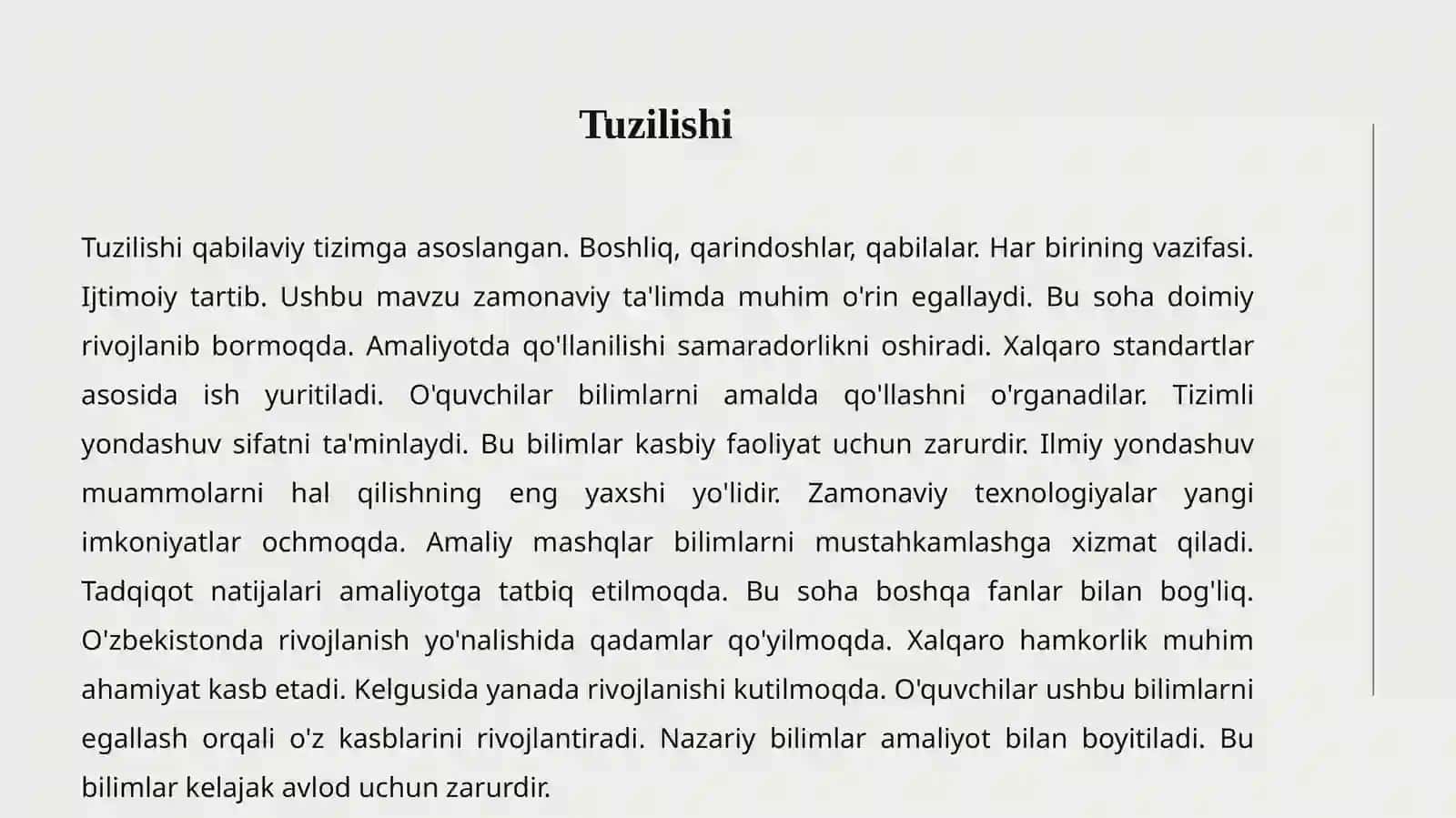 QO'NG'IROT URUG'I 3