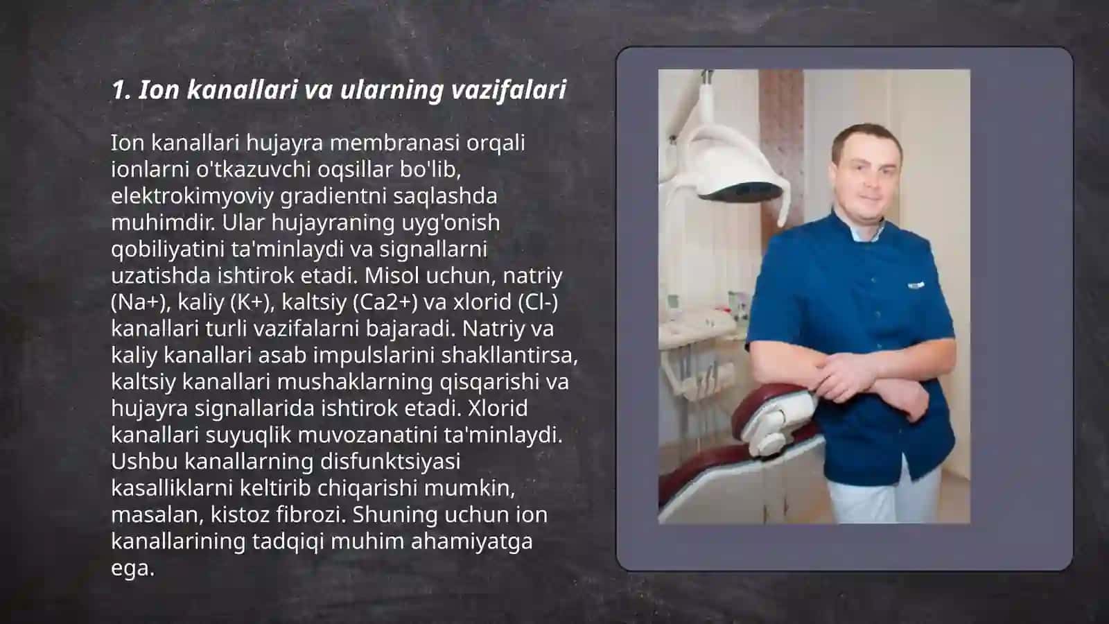 Ion kanallari ionoforlar va kanalafornerlar asosida tavsiflanishi 3