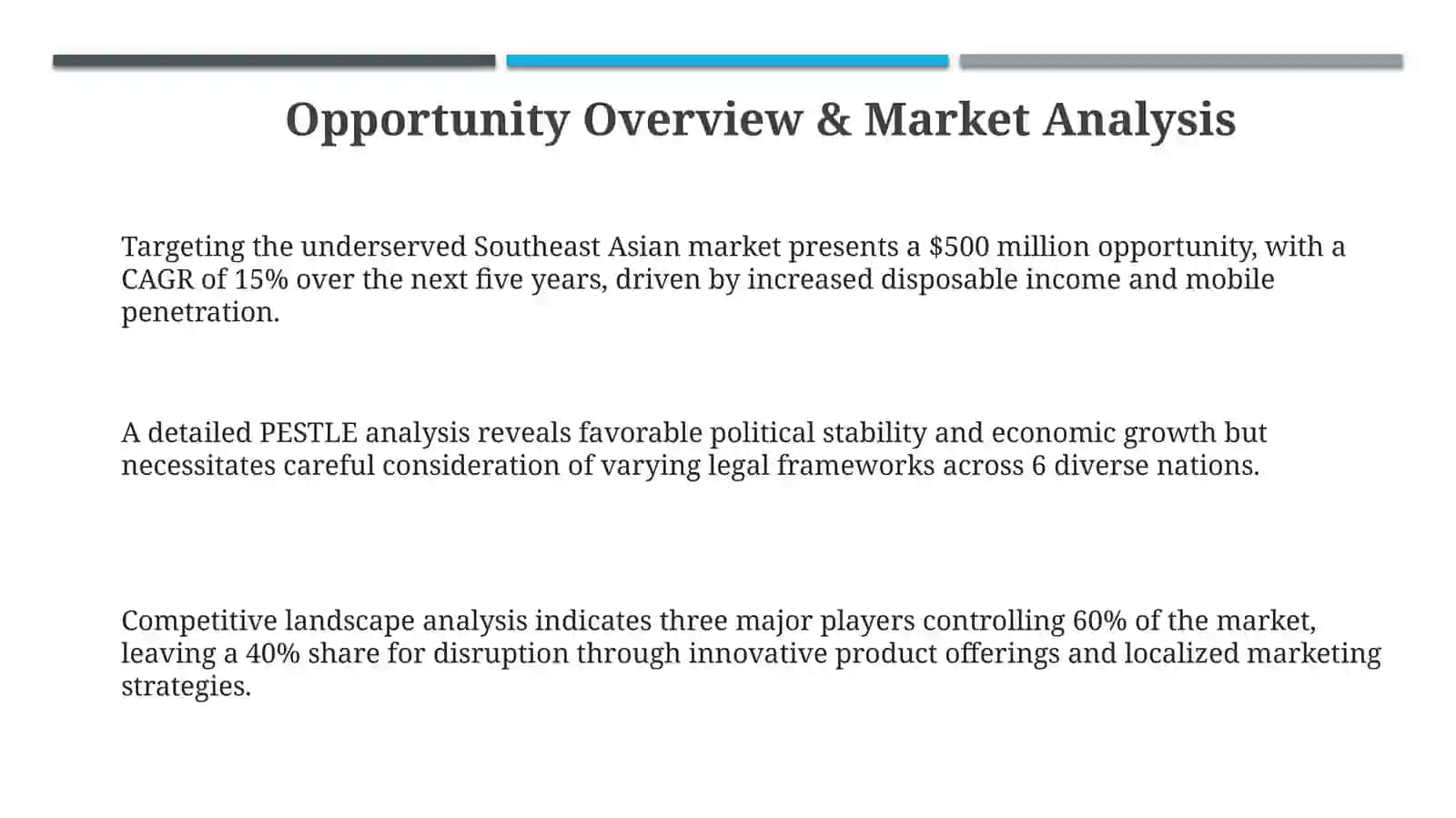Presentation on Case Study of an International Opportunity 3