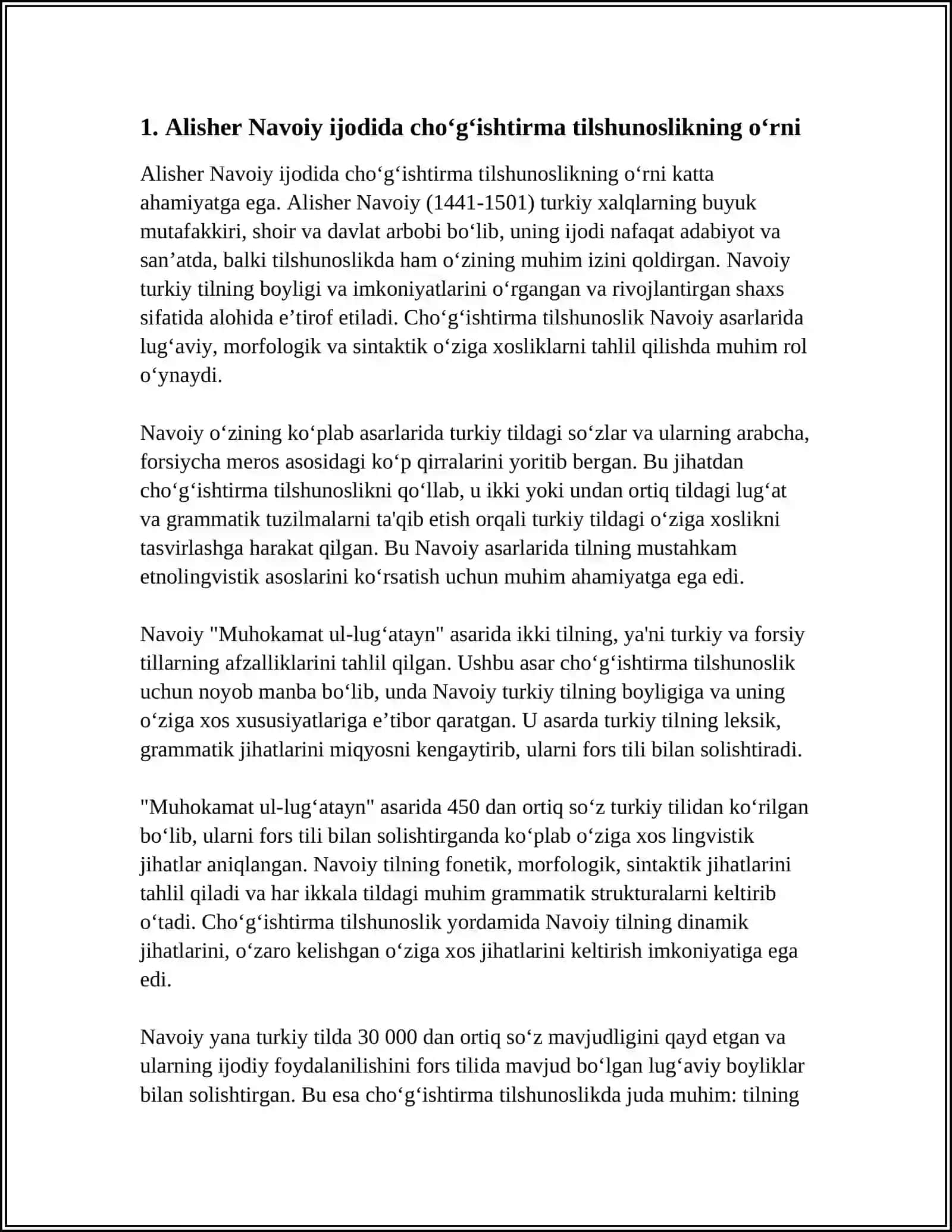 ALISHER NAVOIY VA CHOĜISHTIRMA TILSHUNOSLIK 3