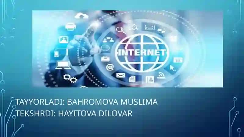 Internet tarmoq xizmatlari 3