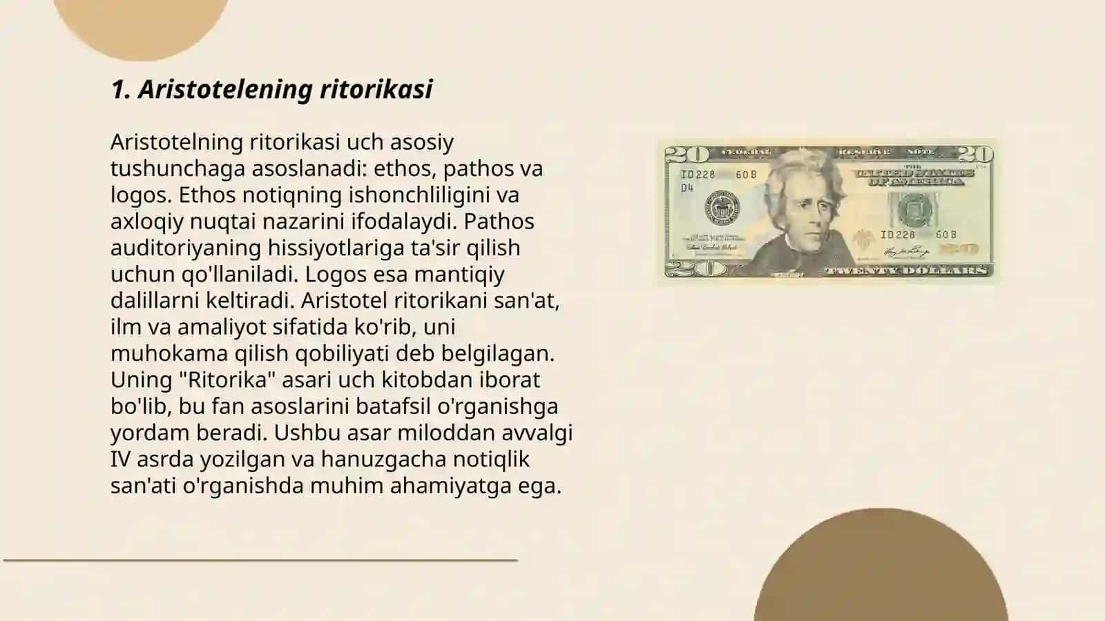 Aristotelening ritorikasi 3
