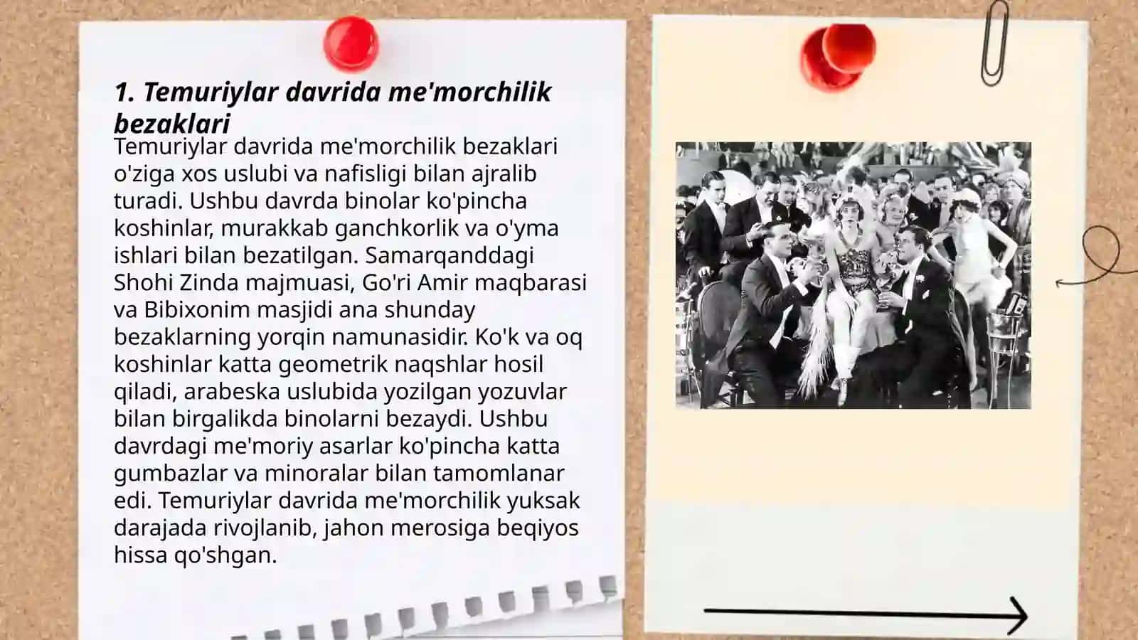 Temuriylar davrida me'morchilik bezaklari 3