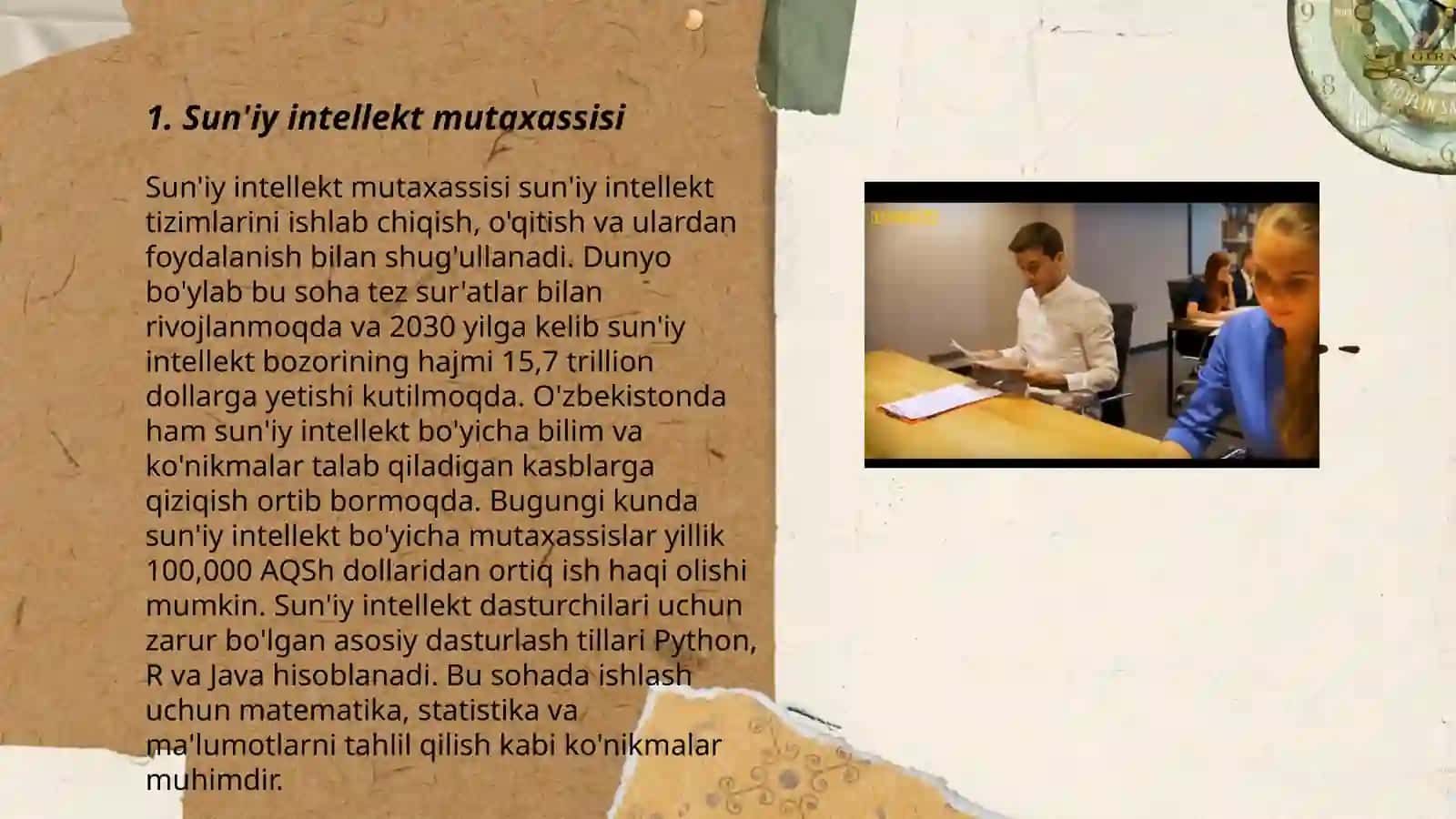 Zamonaviy kasblar 3