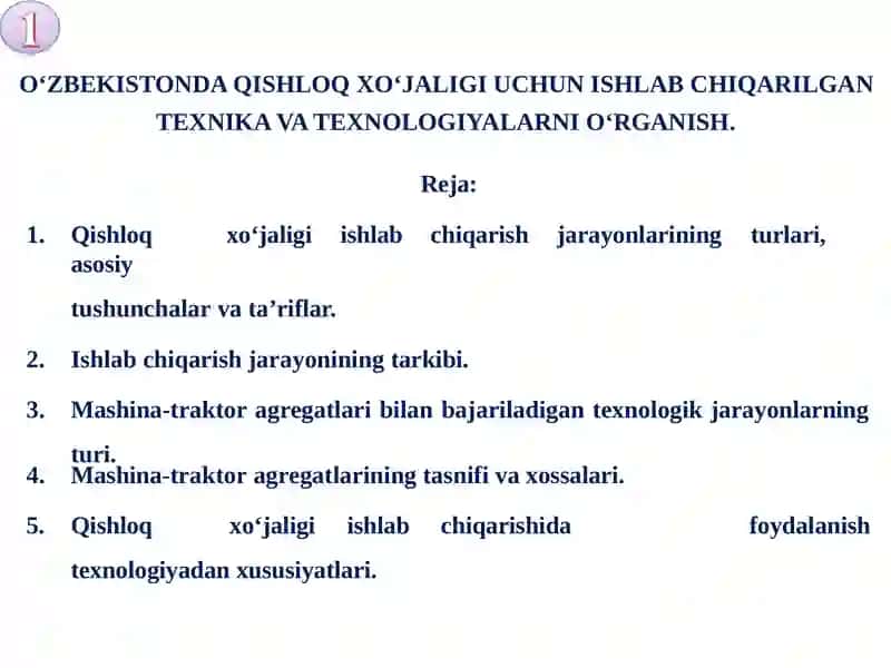 Qishloq xo‘jaligi muhandislik asoslari 3