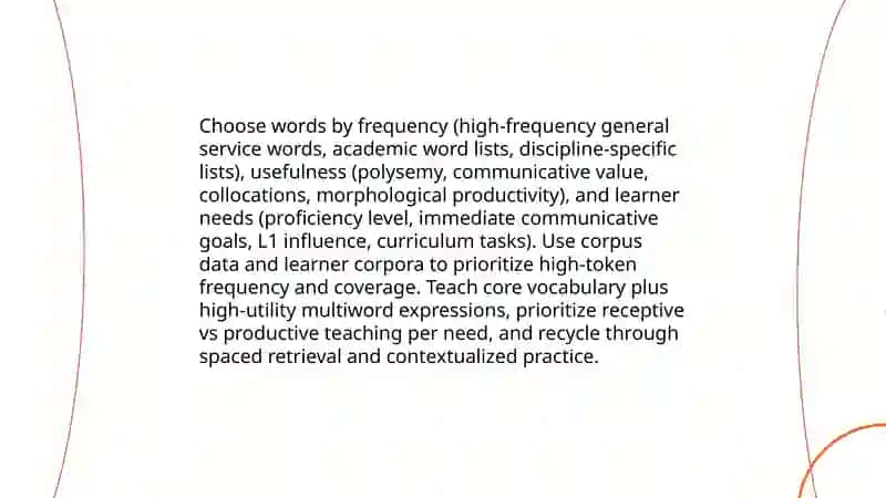 Teaching vocabulary 3