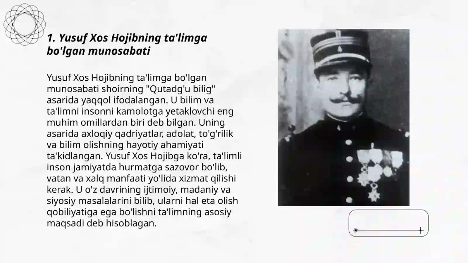 Yusuf Xos Hojib va Mahmud Qoshg‘ariyning pedagogik qarashlari 3