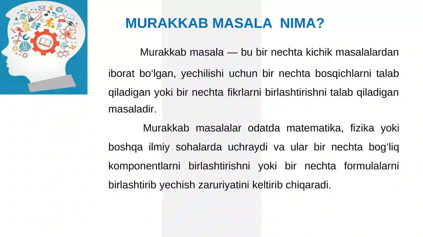 Boshlang‘ich sinflarda matematika fanini o‘qitishda murakkab masalalar yechishning metodikalari 3