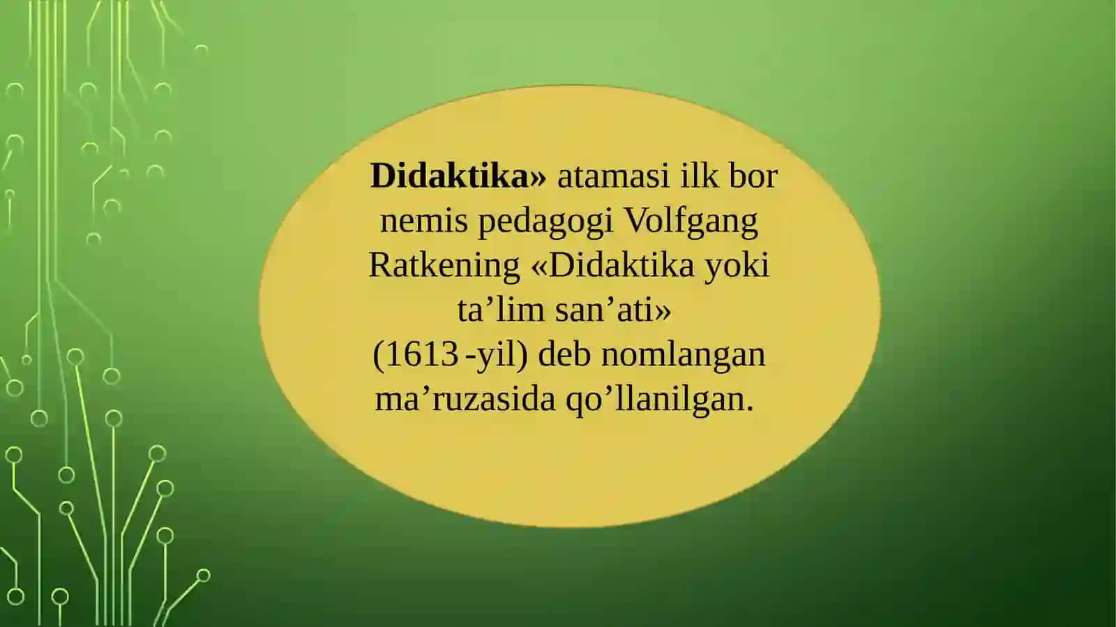 DIDAKTIKA - PEDAGOGIK TA’LIM NAZARIYASI. O’QITISH JARAYONI YAXLIT TIZIM SIFATIDA 3