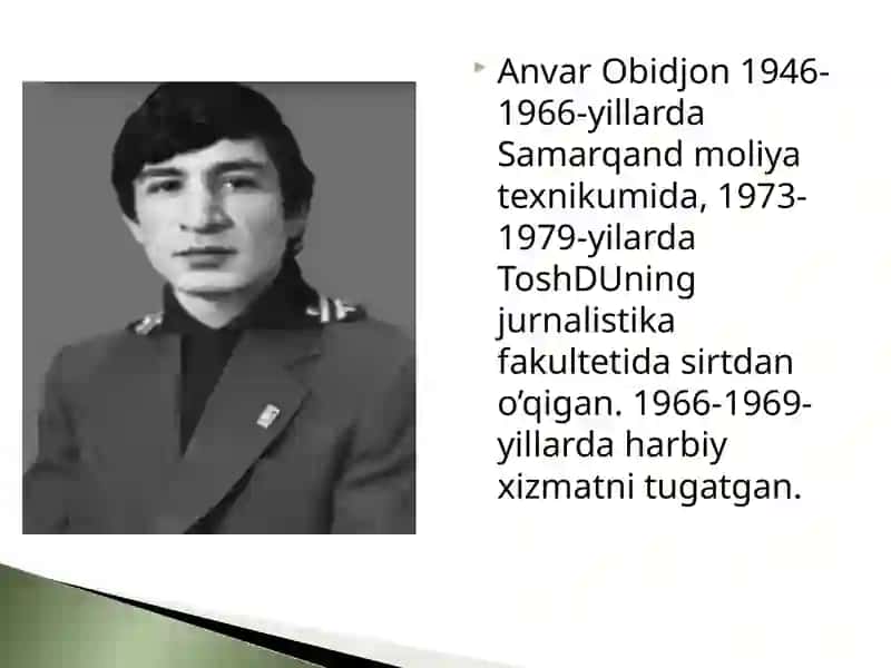 Anvar Obitjon bolalar shoiri va adibi va dramaturgi 3