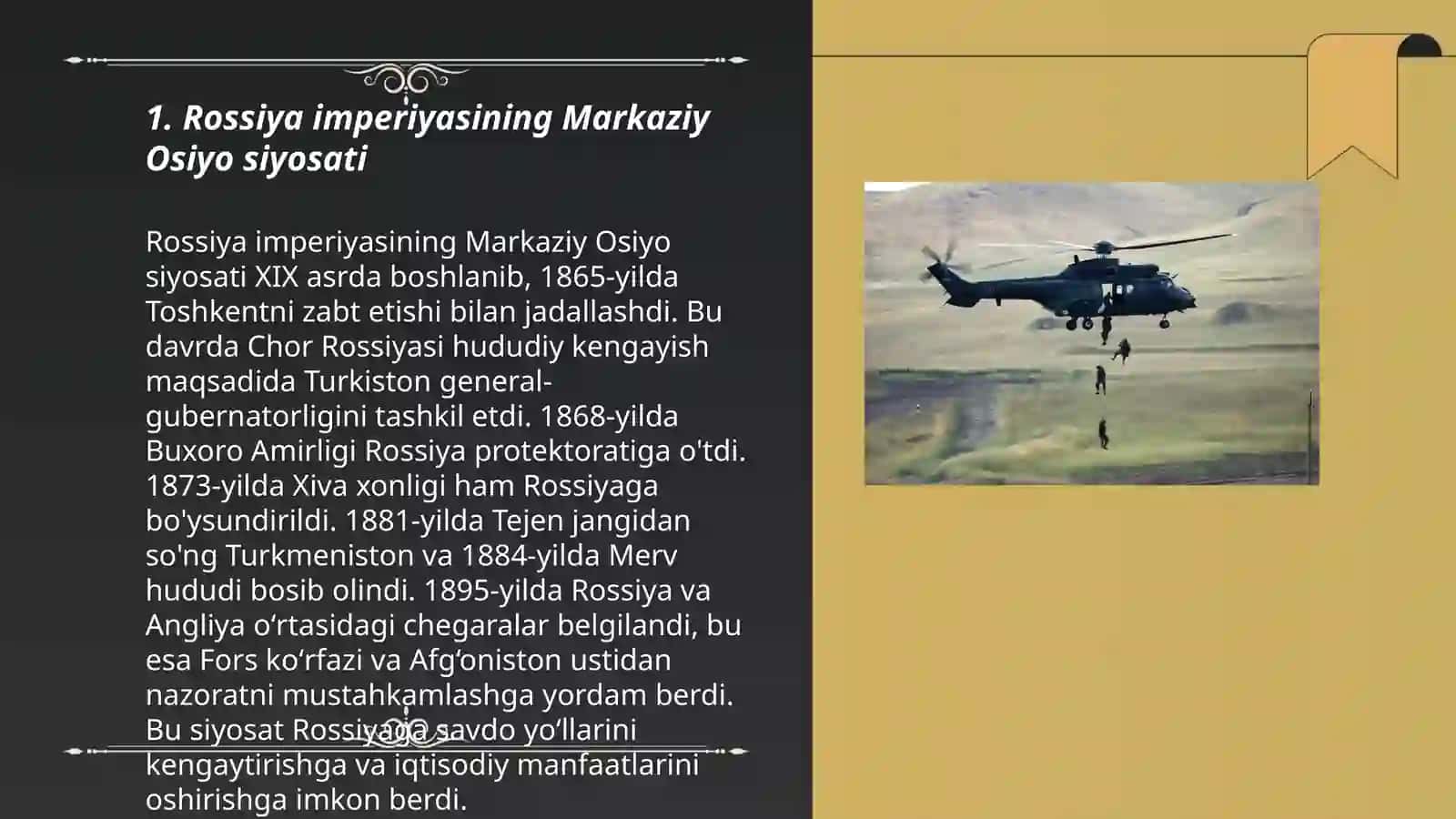 Rassiya imperyasi tomonidan orta osiyoga harbiy yurishlar 3