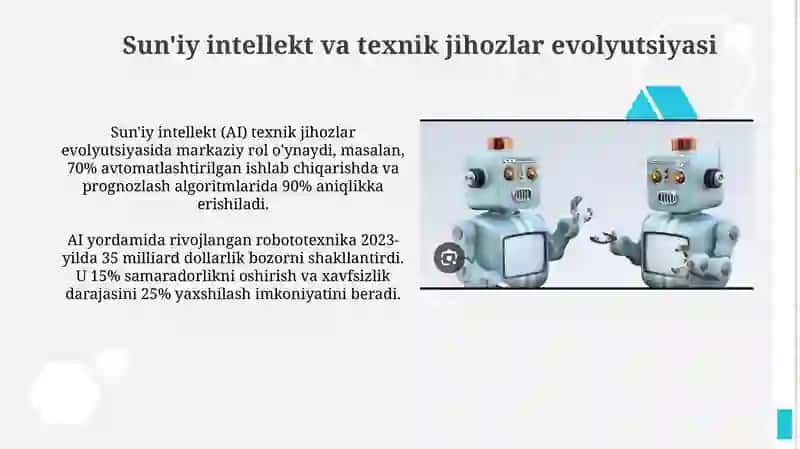 Sun'iy intellekt va texnik jihozlar evolyutsiyasi 3
