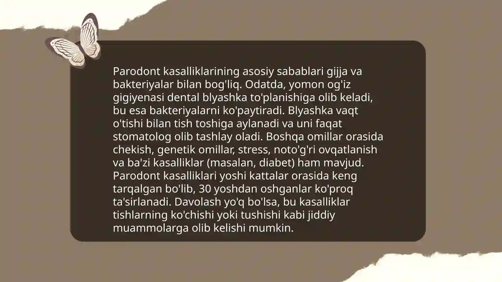 Parodont kasalliklari profilaktikasi 3
