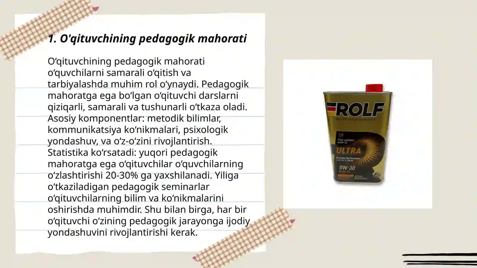 O'qituvchining pedagogik mahorati 3