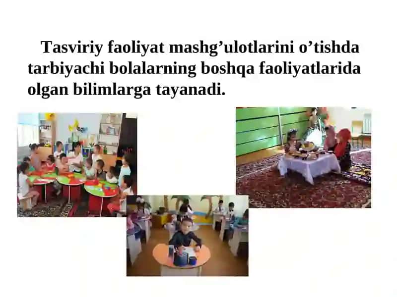 Bolalar yoshdagi tasviriy faoliyatlar 3