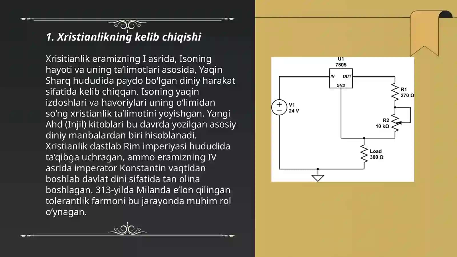 Xristianlik tarixi va asosi ma'lumotlar 3