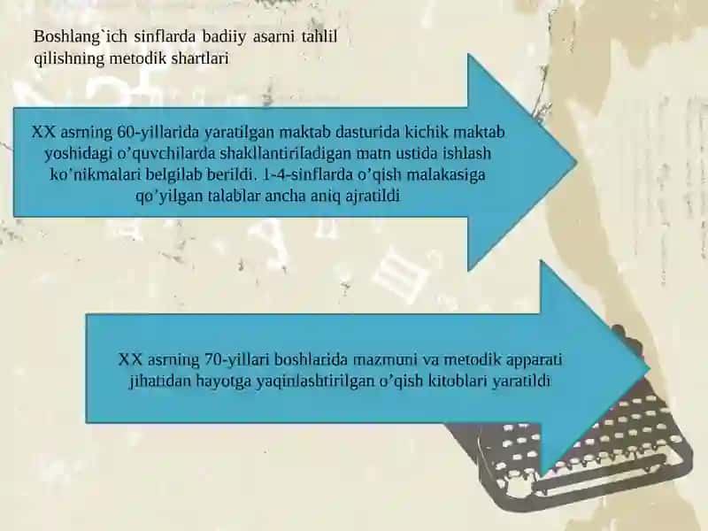 Boshlang'ich sinflarda badiiy asarni tahlil qilish 3