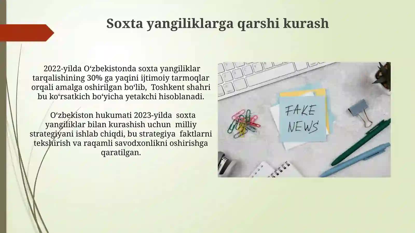 Ishonchli va Soxtalashtirilgan Yangiliklarni Aniqlash 3