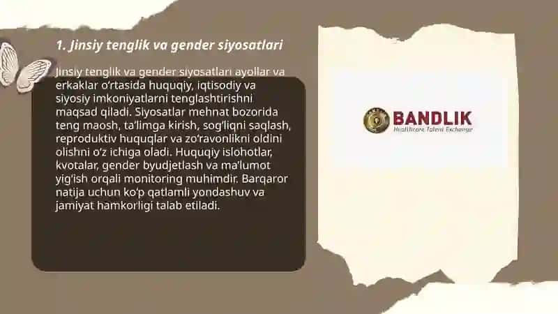 Teng huquqlar va teng siyosatlar 3