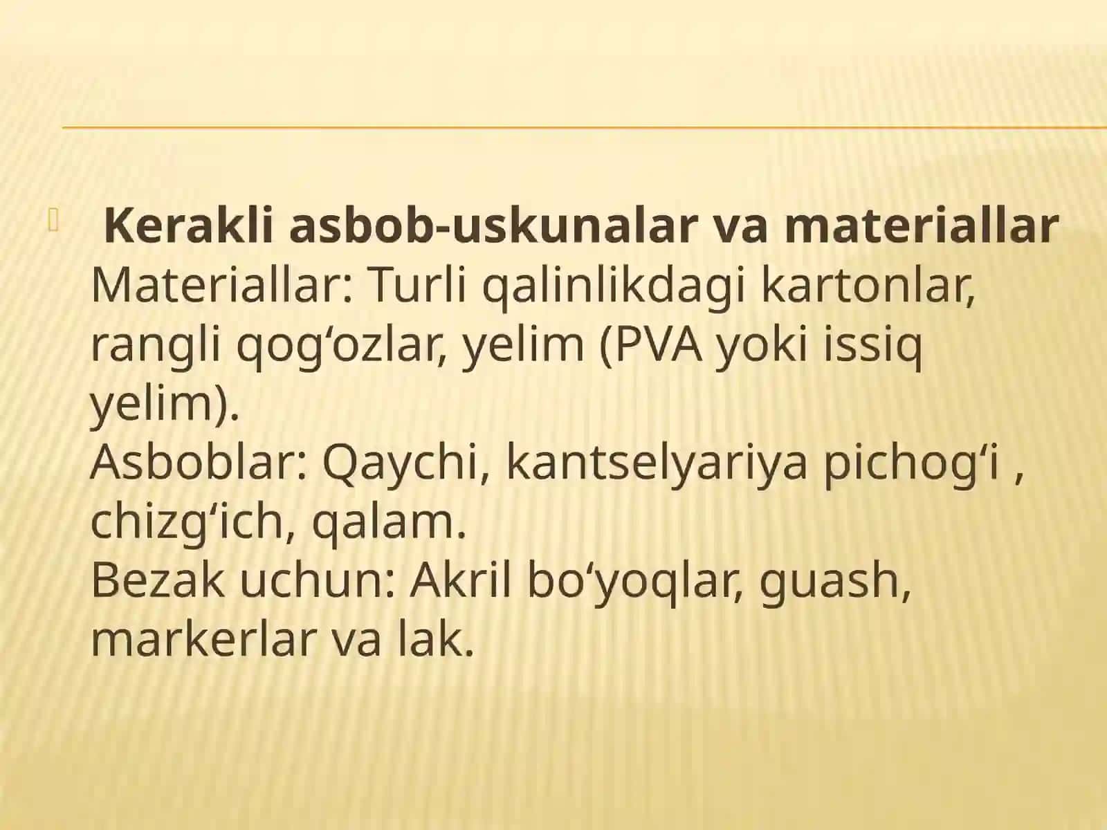 Kartondan ko‘rgazma qurol tayyorlash texnologiyasi 3