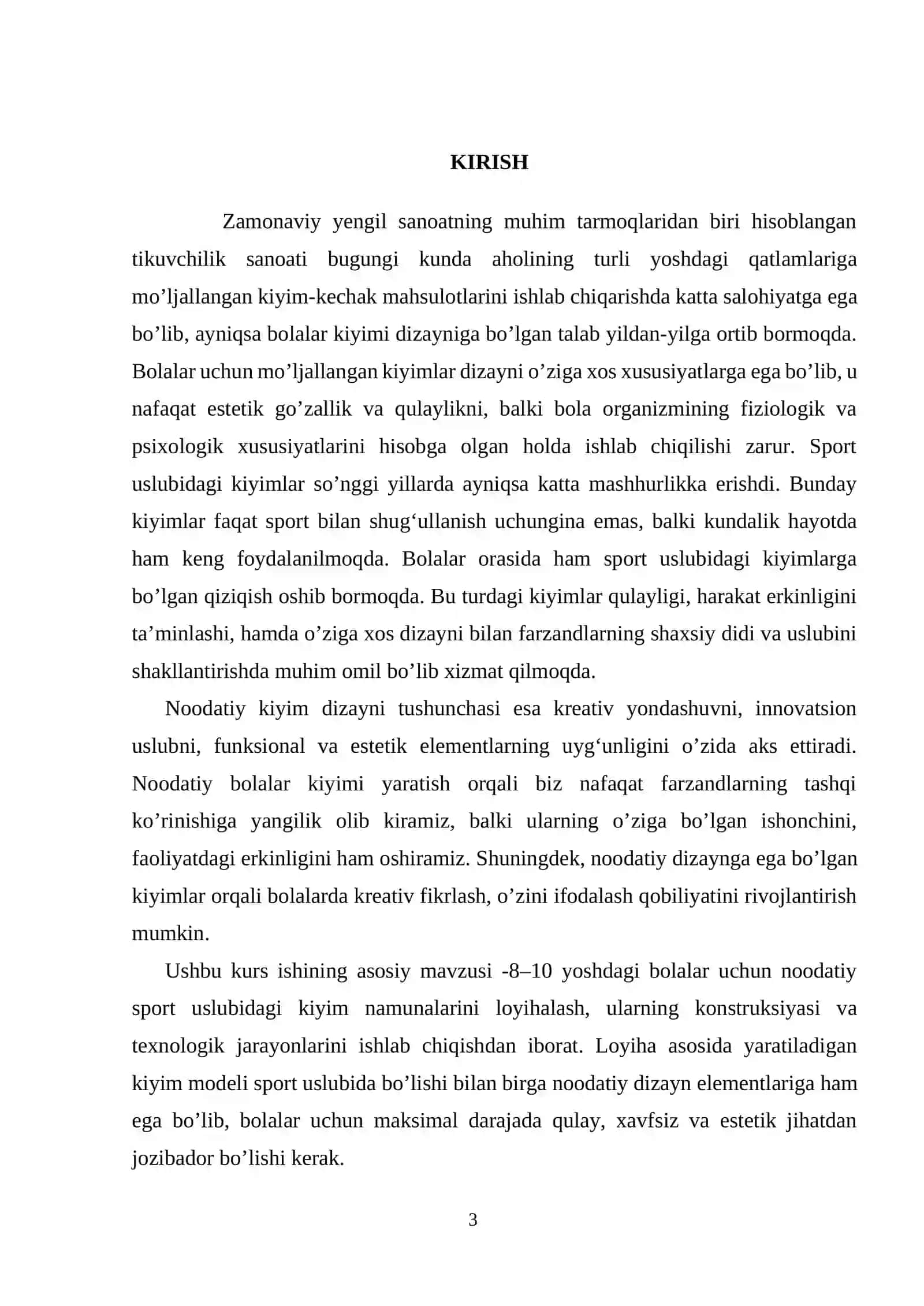 NOODATIY BOLALAR KIYIM DIZAYN LOYIHASINI ISHLAB CHIQISH 3