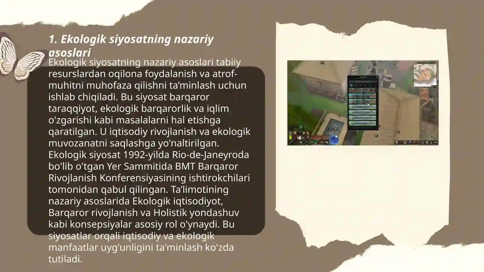 Ekologik siyosatning mohiyati, turlari va vazifalari 3