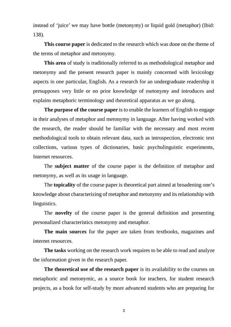Simile, Metaphor, and Metonomy 3