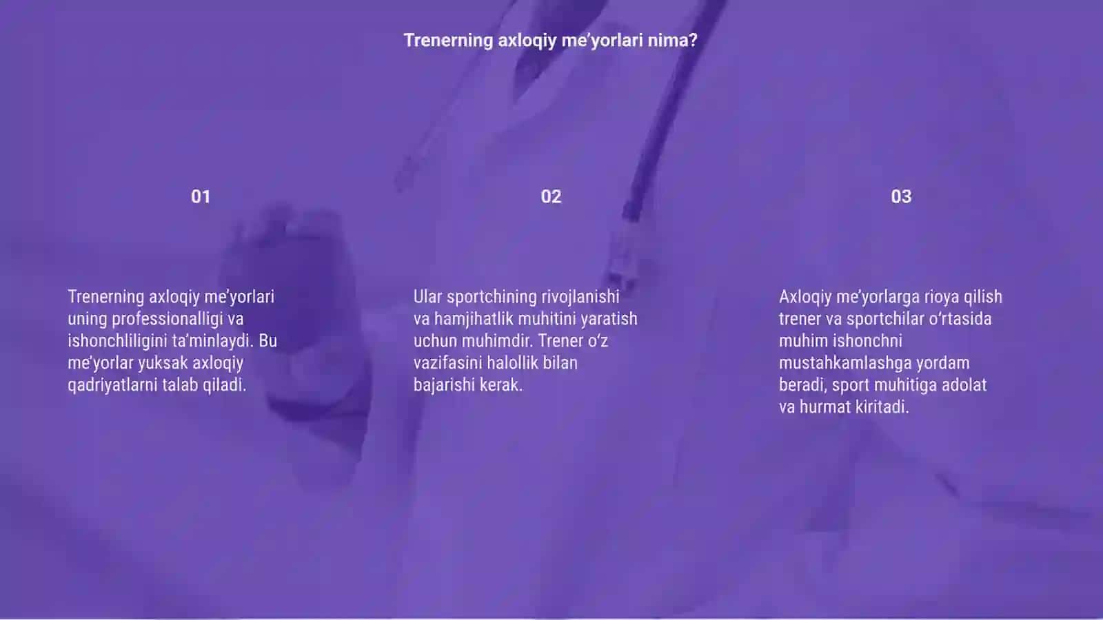 Trenerning axloqiy me’yorlari 3