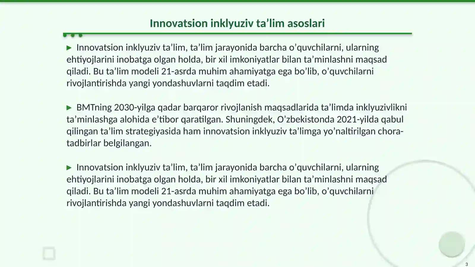 Innovatsion inklyuziv taʼlimning mohiyati 3