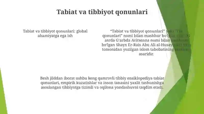 Tib Qonunlari Asarining Olamshumul Ahamiyati 3
