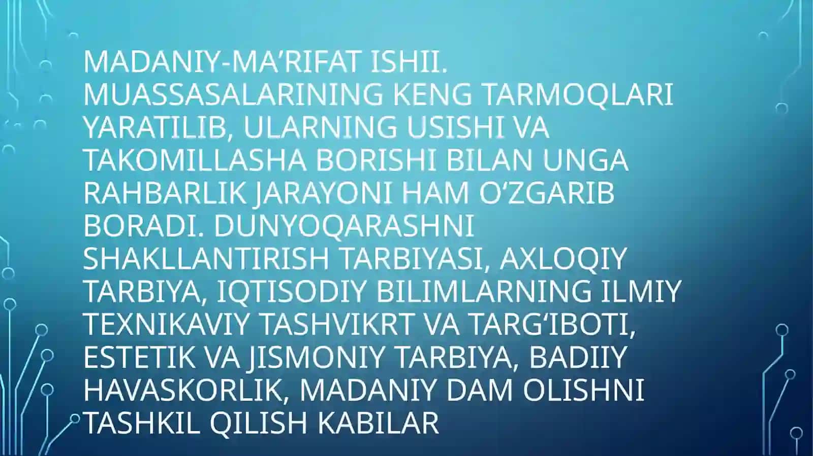 AHOLIGA MADANIY-MA’RIFIY XIZMAT KO’RSATISH 3