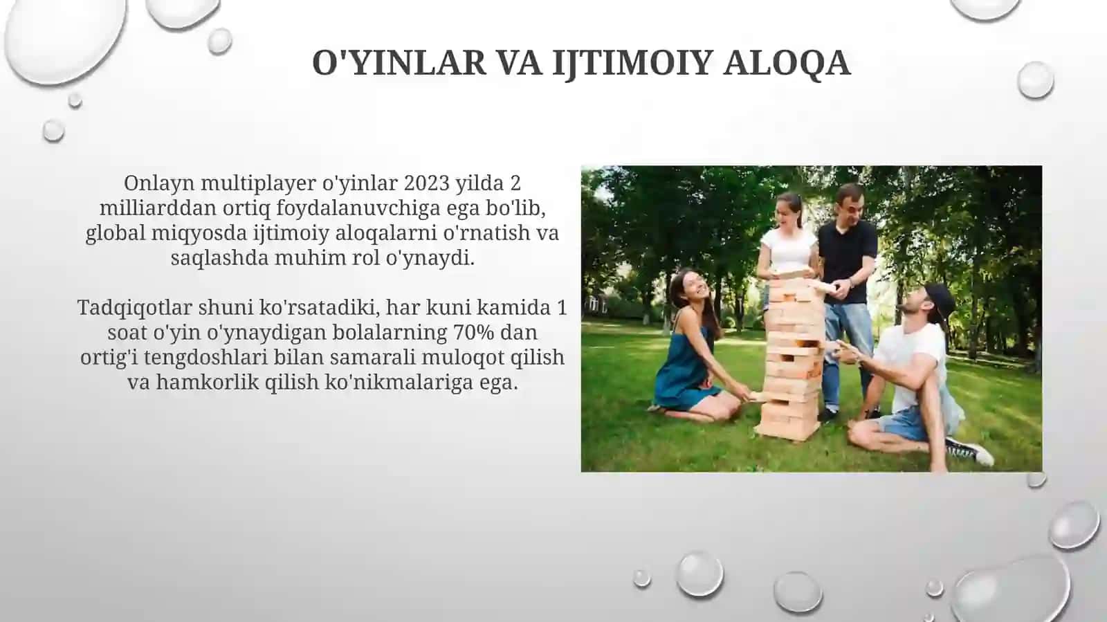 O'yinlar - Ijtimoiy faoliyat sifatida 3