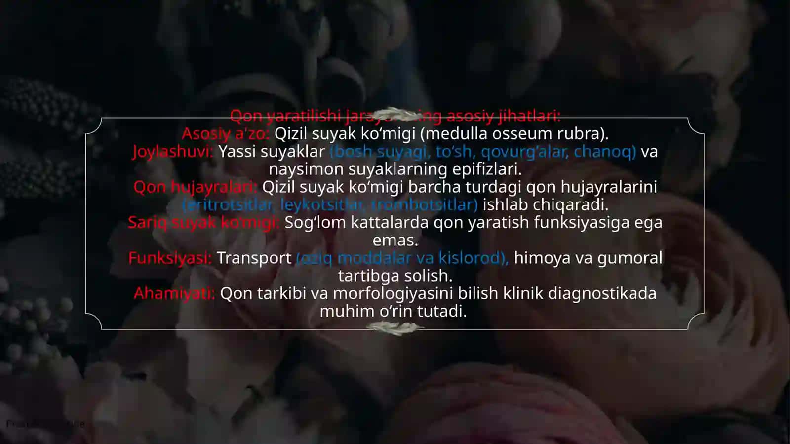 Qonyaratilishi jarayonining asosiy jihatlari 3