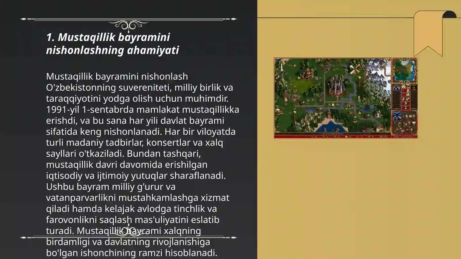 O’zbekiston Respublikasi davlat mustaqilligning 33 yillik bayramiga tayorgrlik koʻrish va uni oʻtkaish toʻgʻrisda 3