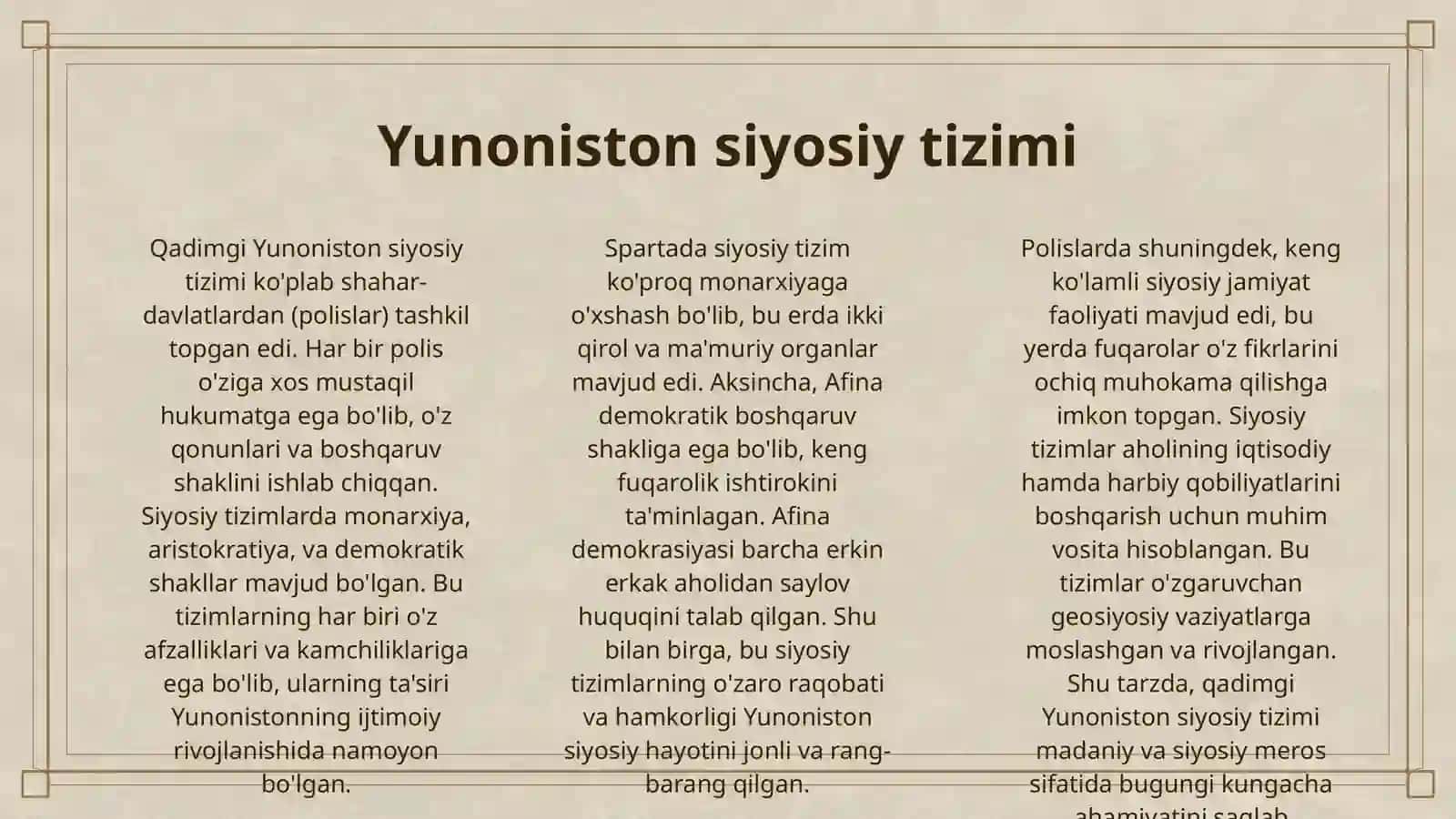 QADIMGI YUNONISTON TARIXINI OʻRGANISH VA GERODOT ASARLARI 3