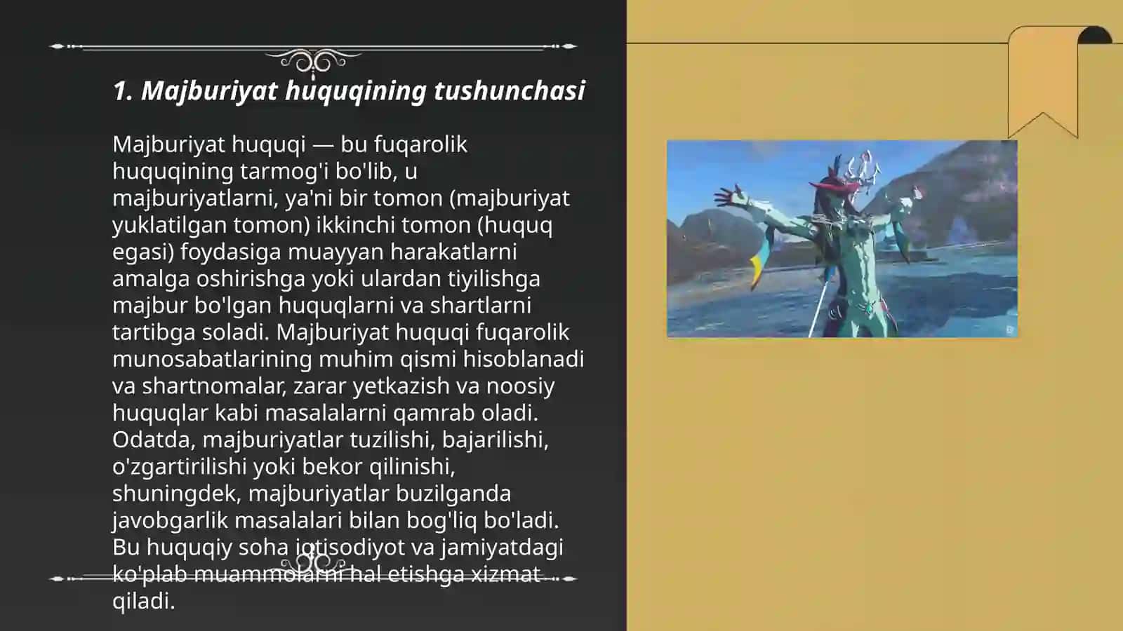 Majburiyat huquqi tushunchasi 3