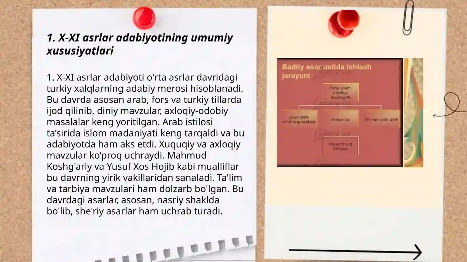 X-XI asrlarda badiiy adabiyot va tazkirachilik 3