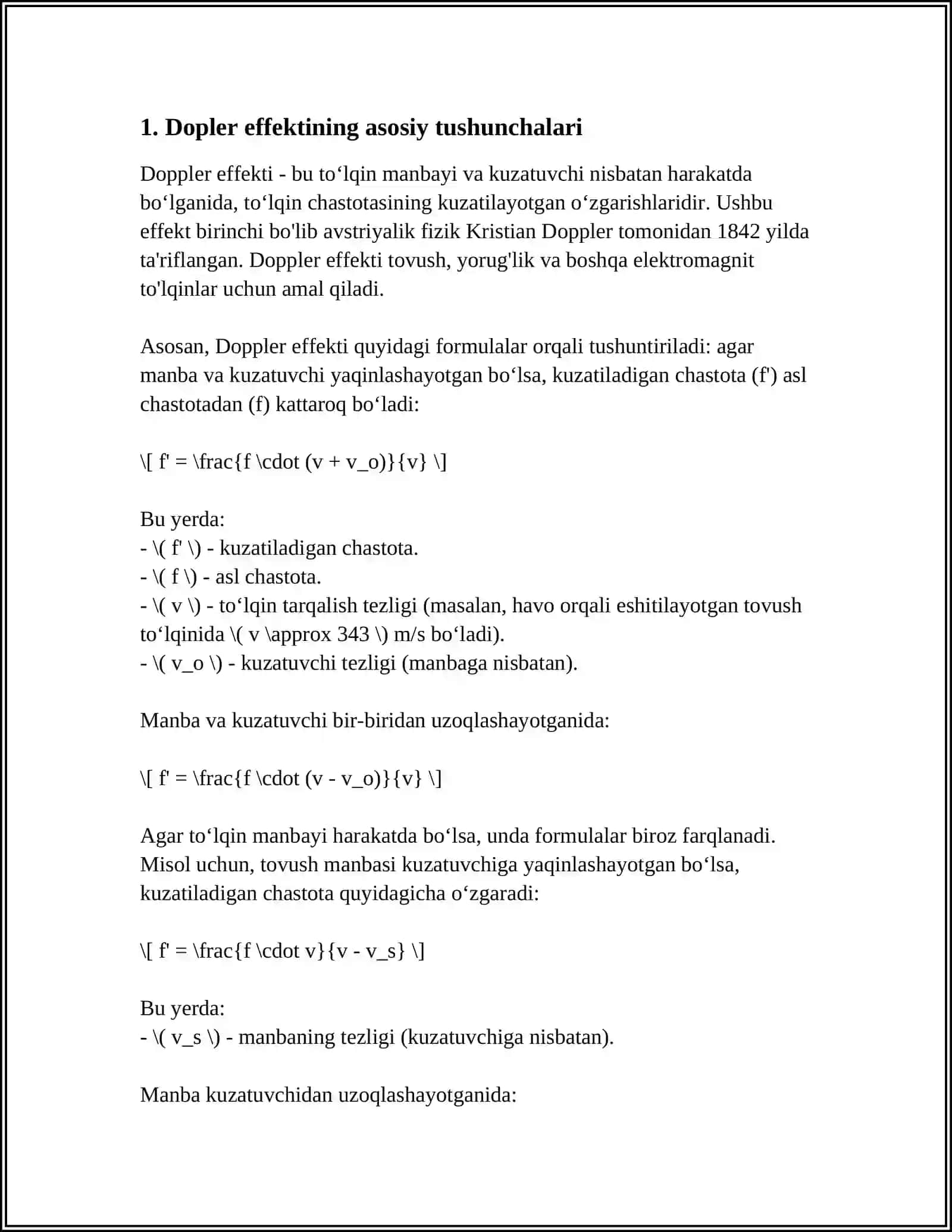 DOPLER EFFEKTI 3