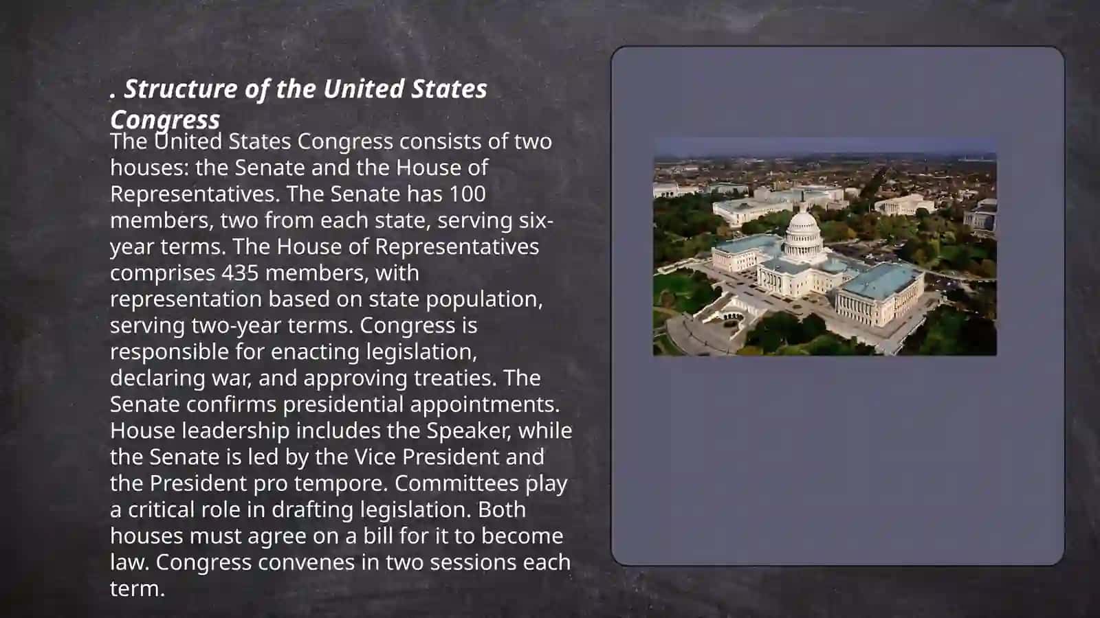 Structure of the United States Congress 3
