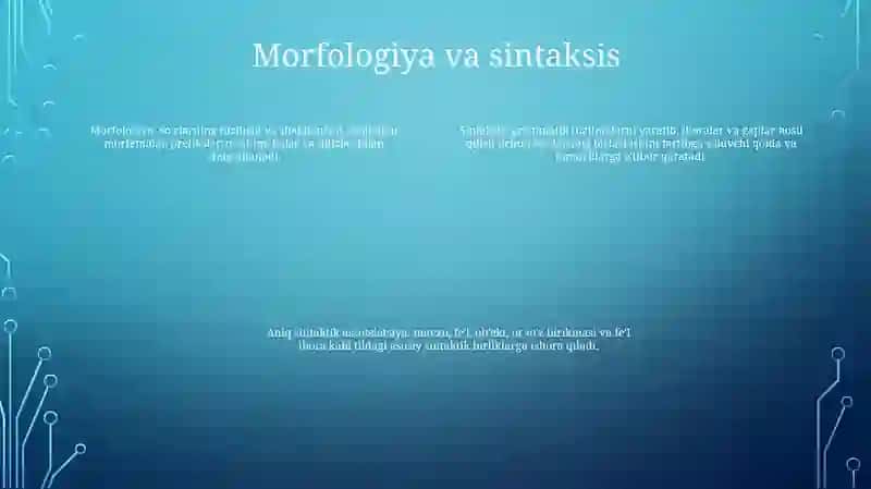 Asosiy Sintaktik Birliklar 3