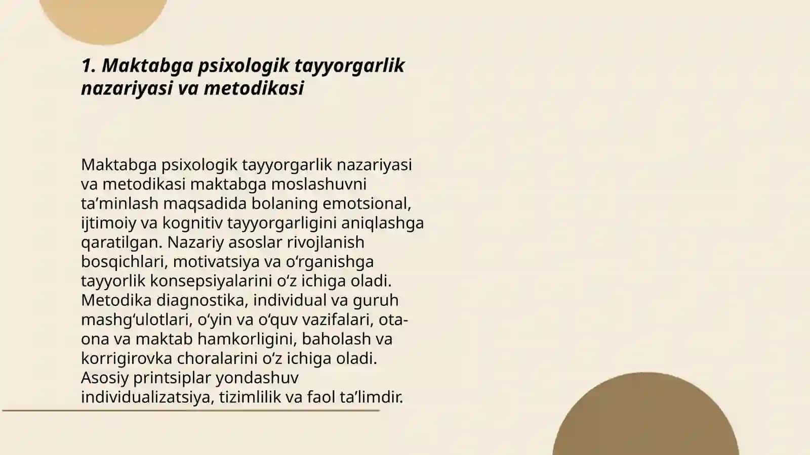 Maktabga Psixologik Tayyorgarlik Nazariyasi va Metodikasi 3