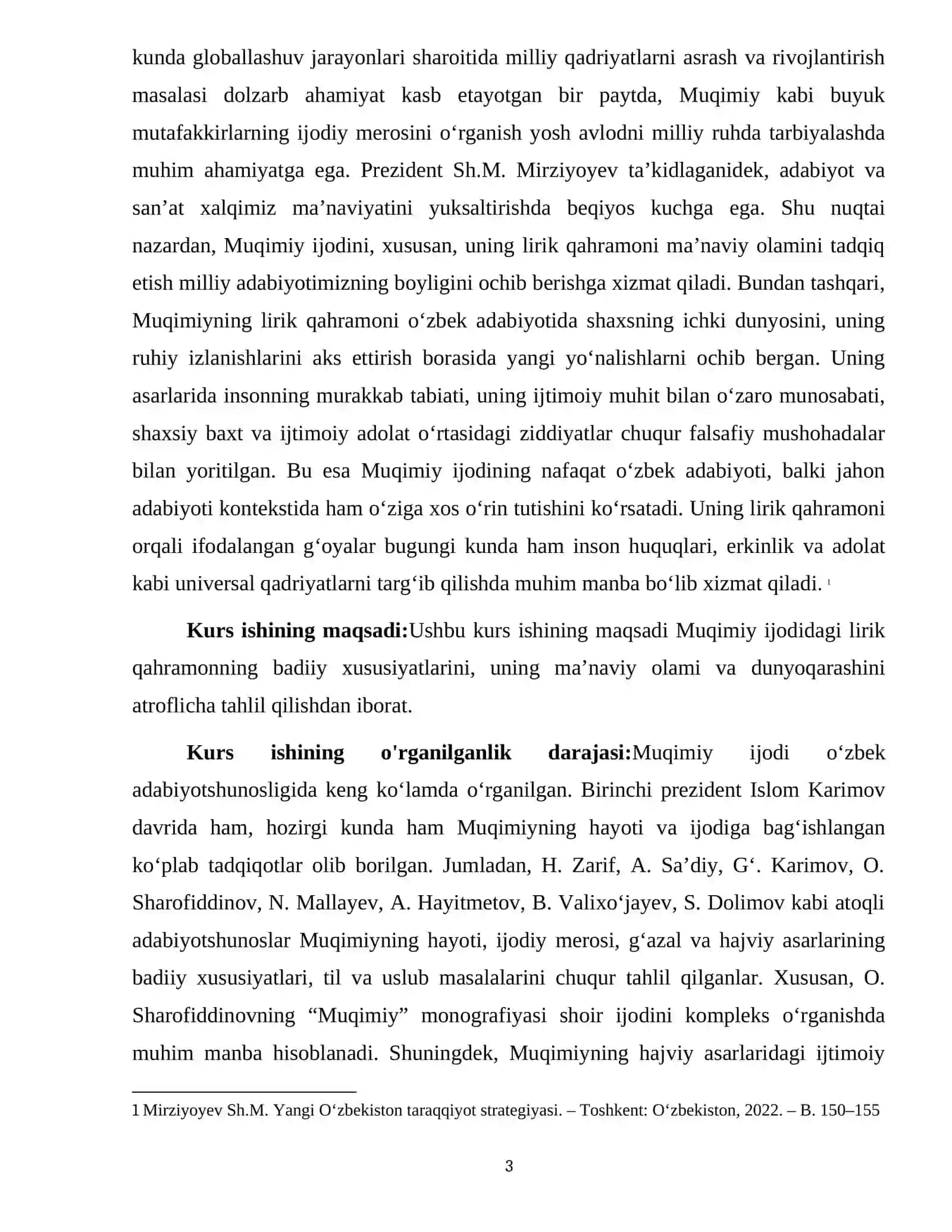 MUQIMIYNING LIRIK QAHRAMONI VA UNING MAʼNAVIY OLAMI 3