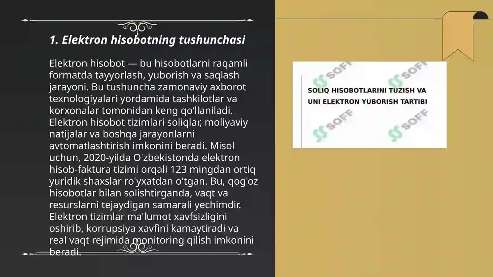 Elektron hisobot va uni jo‘natish tartibi 3
